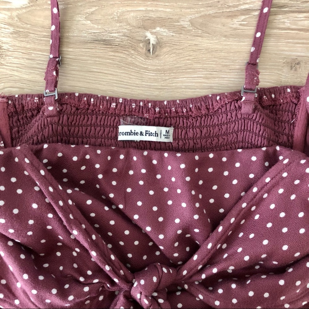 Abercrombie Tie Front Jumpsuit NWOT - Picture 3 of 4